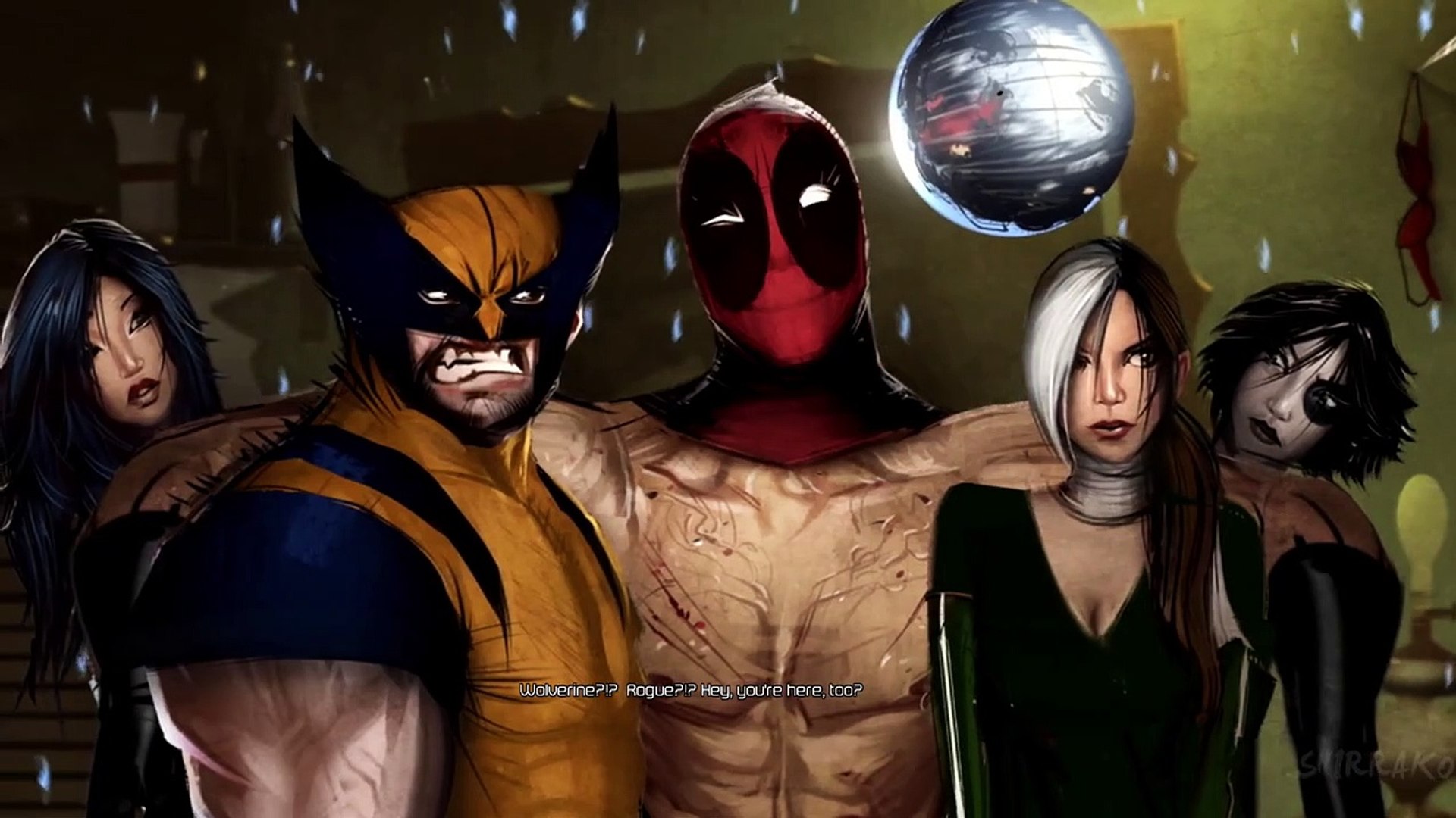 Deadpool Slapping Wolverine Scene 4K ULTRA HD