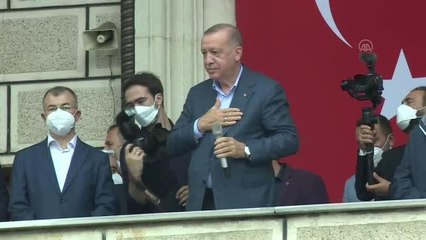 Cumhurbaşkanı Erdoğan: "Zarar tespit çalışmaları devam ediyor, hak sahiplerine ödemeleri en kısa zamanda yapılacak"