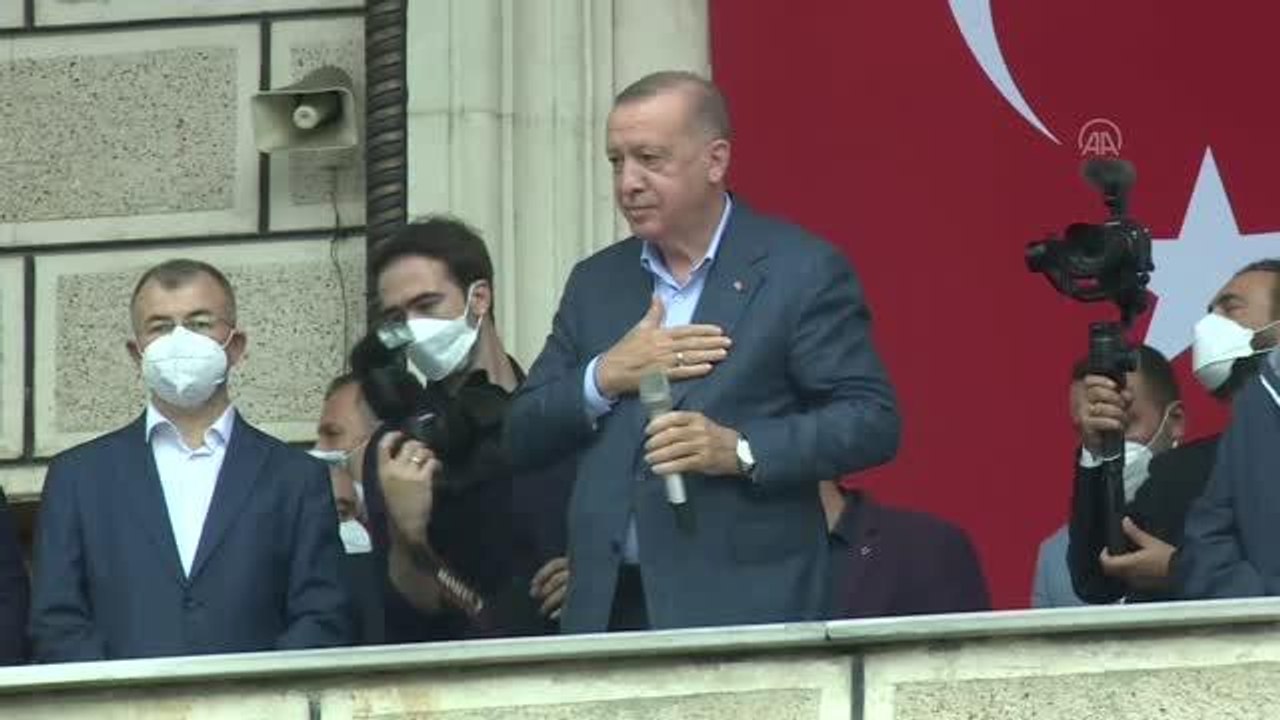 Cumhurbaşkanı Erdoğan: "Zarar tespit çalışmaları devam ediyor, hak sahiplerine ödemeleri en kısa zamanda yapılacak"