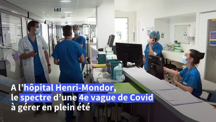 Covid: dans un hôpital près de Paris, le spectre d'une 4e vague à gérer en plein été