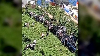 민주노총 집회 강행...대규모 집결 막았지만 곳곳 충돌 / YTN
