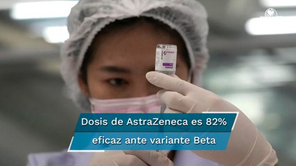 Vacuna de AstraZeneca es "altamente eficaz" ante variantes beta y delta del Covid: estudio