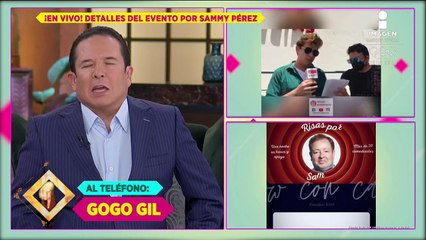 ¡Gustavo Adolfo cuestiona a organizador de evento para Sammy por irregularidades!