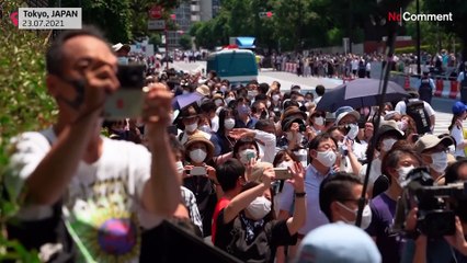 Tokio: Olympische Ringe in der Luft