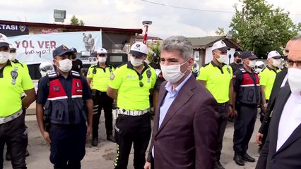 KOCAELİ - İçişleri Bakan Yardımcısı İnce, trafik denetimlerine katıldı