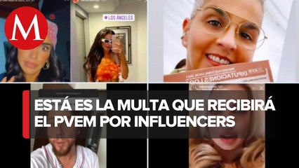 INE aprueba multa de 41 mdp y un año sin spots al PVEM por campaña de influencers