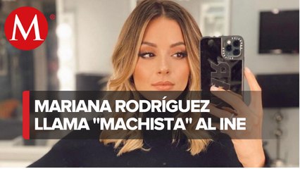Mariana Rodríguez reacciona a sanción del INE contra su esposo Samuel García
