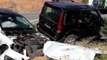 AFYONKARAHİSAR - Cip ile otomobil çarpıştı: 1 ölü, 2 yaralı