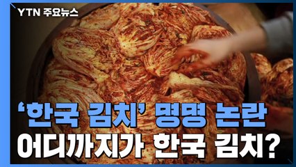 ‘한국 김치' 명명 논란...어디까지가 한국 김치? / YTN