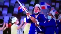 Juegos Olímpicos: Atletas dominicanos bailaron merengue en el desfile de Tokio