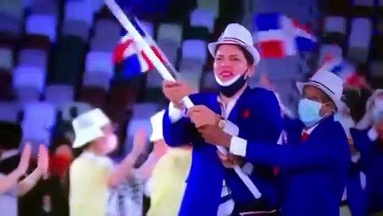 Juegos Olímpicos: Atletas dominicanos bailaron merengue en el desfile de Tokio