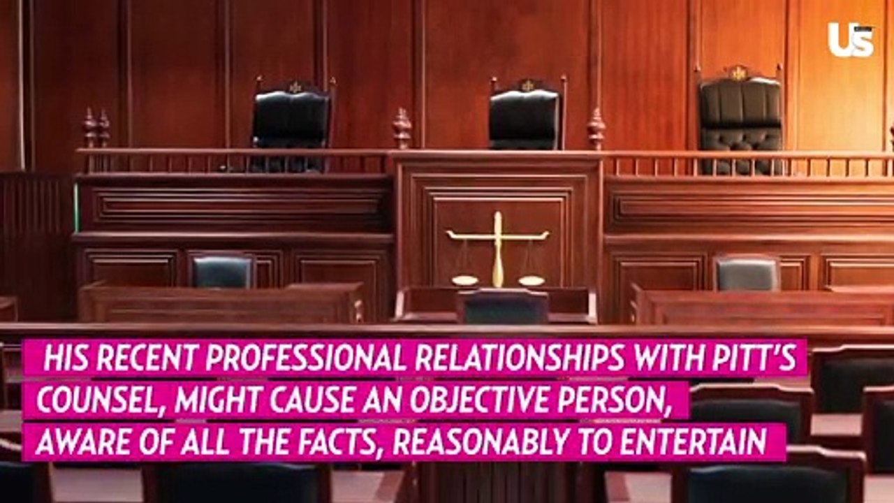 Angelina Jolie & Brad Pitt Divorce Case Judge Disqualified After Appeal