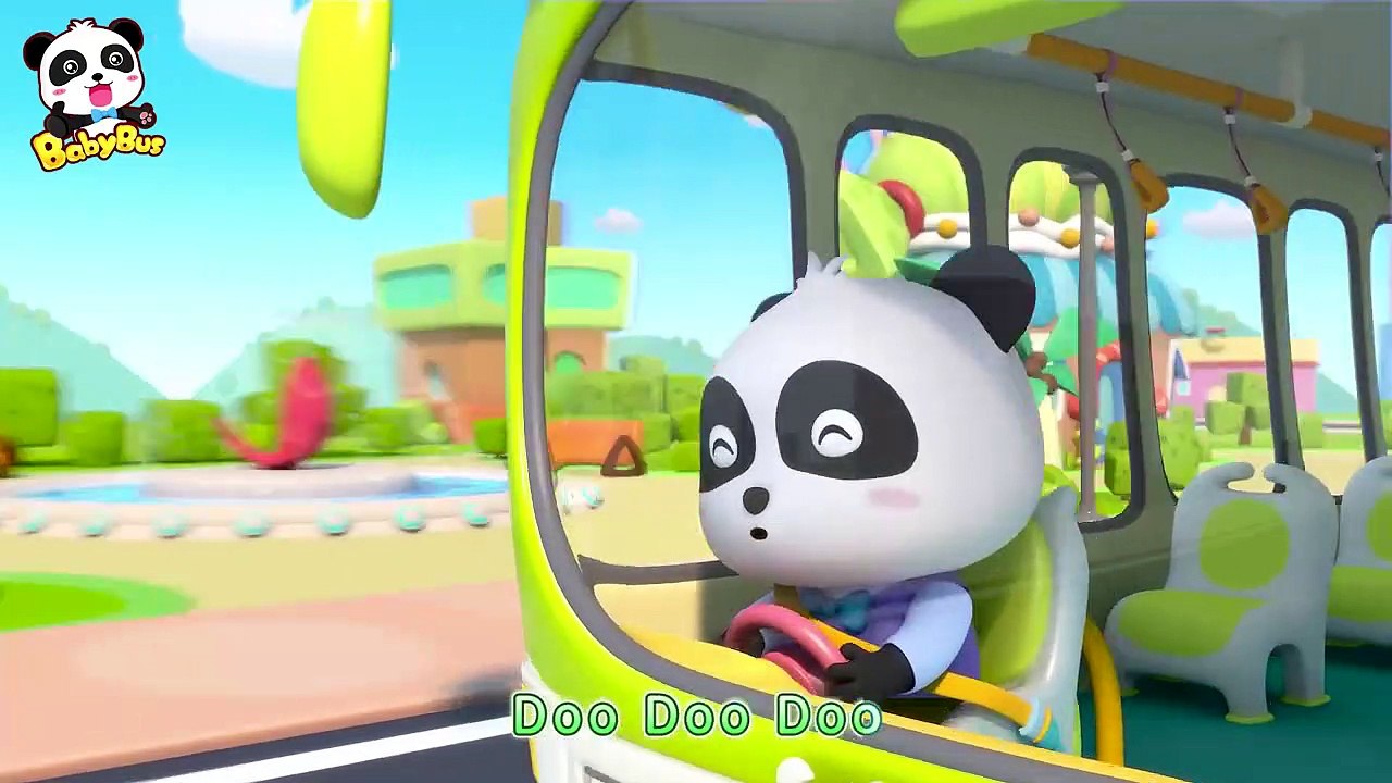 Panda Bus Driver: Let's Go! | Kids Profession Songs | Nursery Rhymes ...