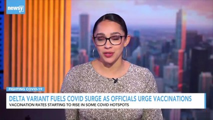 Скачать видео: Delta Variant Fuels COVID Surge As Officials Urge Vaccinations