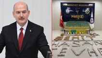 Bakan Soylu, Hakkari'de 449 kilo eroin ele geçiren güvenlik güçlerini tebrik etti