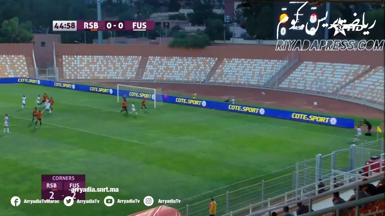 #بطولة_برو_انوي : اهداف مباراة #نهضة_بركان 3-2  #الفتح_الرباطي