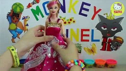 Dạy bé làm hộp đựng bút bằng đất nặn Play doh - Play doh pen box for kid