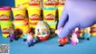 Peppa Pig Eggs Kinder Surprise Eggs, Play Doh, Cars