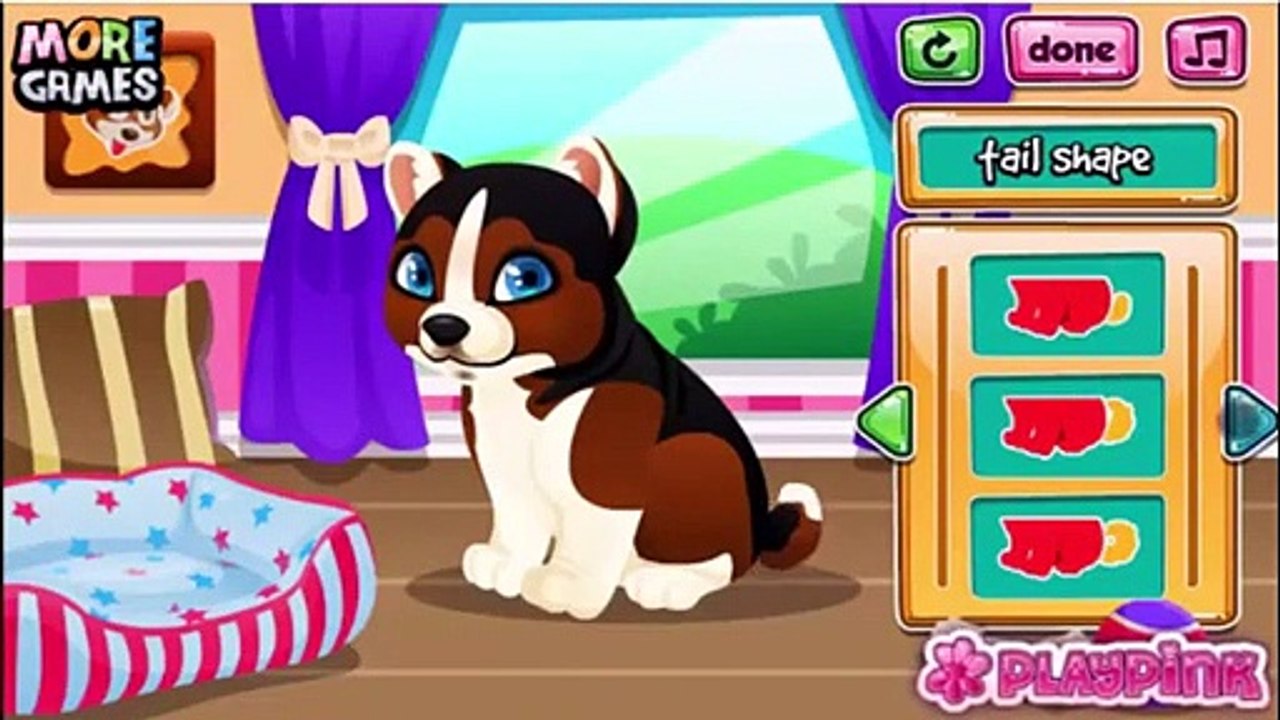 Игра Построй собачке Дом  Game Build dog House