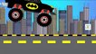 Batman Monster Truck Colors Songs For Children Learning Colors With Funny Monster Trucks Stunts