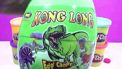 PLAY DOH SURPRISE EGGS PEPPA PIG 2015 TOYS lego dinosaur videos