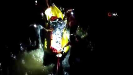Kanyon'da ayağı kaydı, 4 saat süren operasyonla kurtarıldı