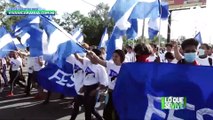 Managua: JS 19 y FES realizan caminata para conmemorar el Dia Nacional de los Estudiantes