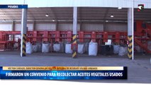 La Municipalidad firmó un convenio para recolectar aceites vegetales usados