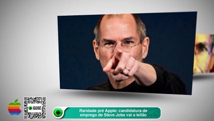 Raridade pré Apple candidatura de emprego de Steve Jobs vai a leilão