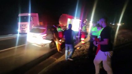Colisão traseira é registrada pela PRF na BR-277 em Cascavel