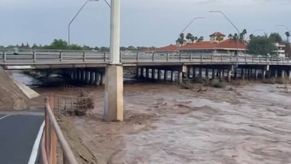 Heavy rain leads to flooding as monsoon conditions worsen across the Southwest