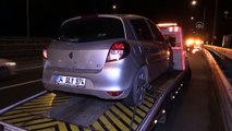 BOLU - Anadolu Otoyolu Bolu Dağı kesiminde zincirleme trafik kazası: 5 yaralı (2)