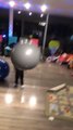 Toddler Gets Knocked Down After Being Hit in the Face With Exercise Ball