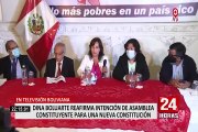 Boluarte: Referéndum sería el mecanismo para cambiar la Constitución mediante Asamblea Constituyente