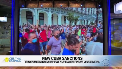 Download Video: Biden imposes sanctions on Cuban officials for crackdown on anti-government protests