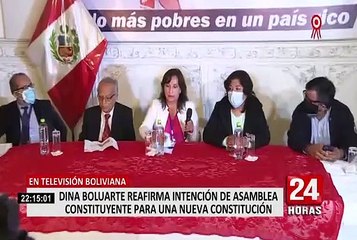 Boluarte: Referéndum sería el mecanismo para cambiar la Constitución mediante Asamblea Constituyente