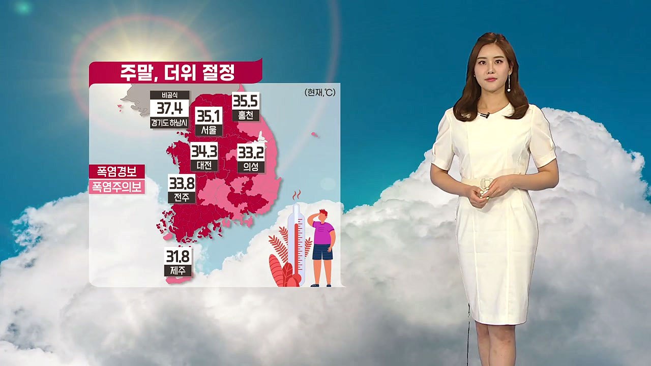 [날씨] 열돔에 갇힌 한반도...펄펄 끓는 더위 기승 / YTN