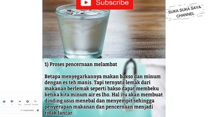 5 Dampak Buruk Sering Minum Air ES -- 5 Bad Effects of Frequently Drinking Ice Water