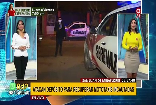 SJM: Mototaxistas atacan depósito municipal para recuperar vehículos incautados