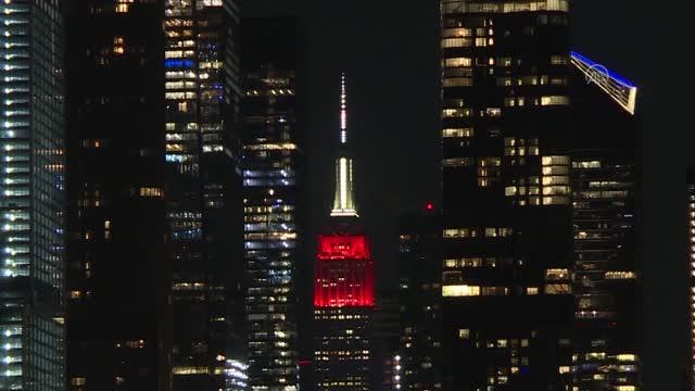Empire State Binası, Türk bayrağı renkleriyle ışıklandırıldı
