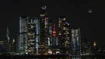 NEW YORK - Empire State Binası, olimpiyatlara katılan ülke bayraklari renkleriyle ışıklandırıldı