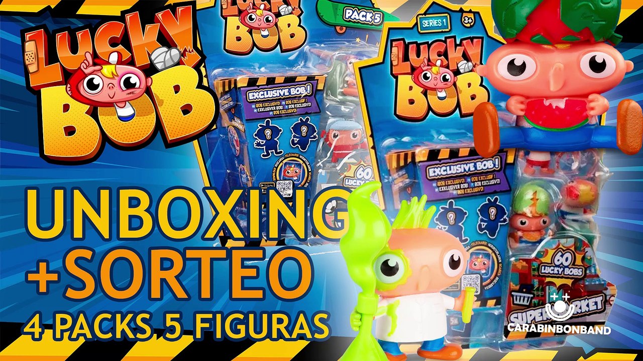 LUCKY-BOB-UNBOXING-Y-SORTEO-PACKS-5-FIGURAS-SERIES-1