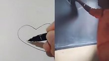 how to draw rose