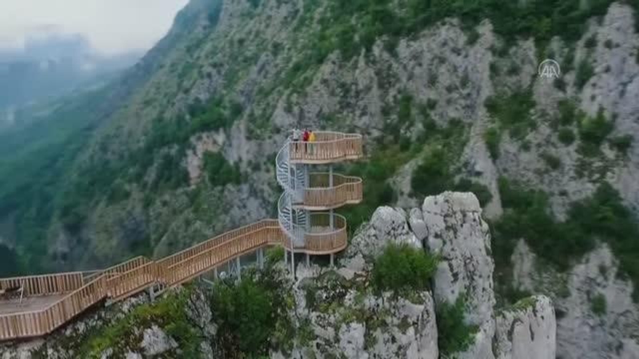 KASTAMONU - Kurban Bayramı tatilinde kanyonlara yoğun ilgi