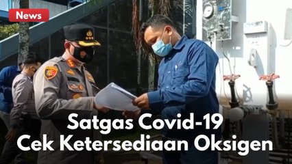 SATGAS COVID-19 CEK KETERSEDIAAN OKSIGEN DAN TEMPAT TIDUR DI RS EKA HOSPITAL