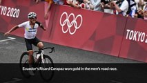 Ecuador's Richard Carapaz takes Olympic gold in men's road race