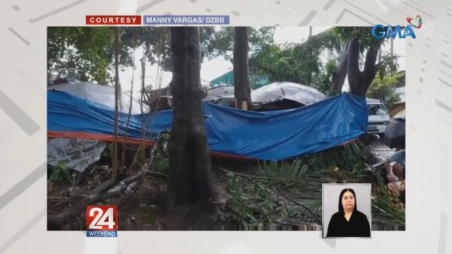 'Di bababa sa 2 sugatan, ilang mga bahay at sasakyan nasira sa pagbagsak ng tangke ng tubig sa subdivision | 24 Oras Weekend
