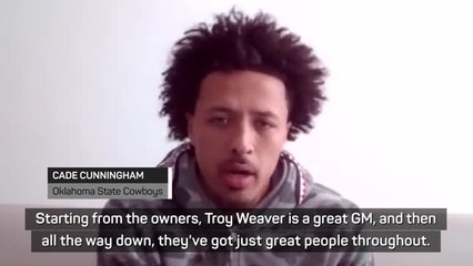 Cunningham excited' at prospect of joining Detroit Pistons