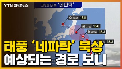 [자막뉴스] 8호 태풍 '네파탁' 북상 중...폭염 변수되나 / YTN