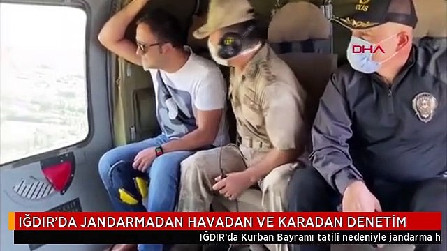 IĞDIR'DA JANDARMADAN HAVADAN VE KARADAN DENETİM